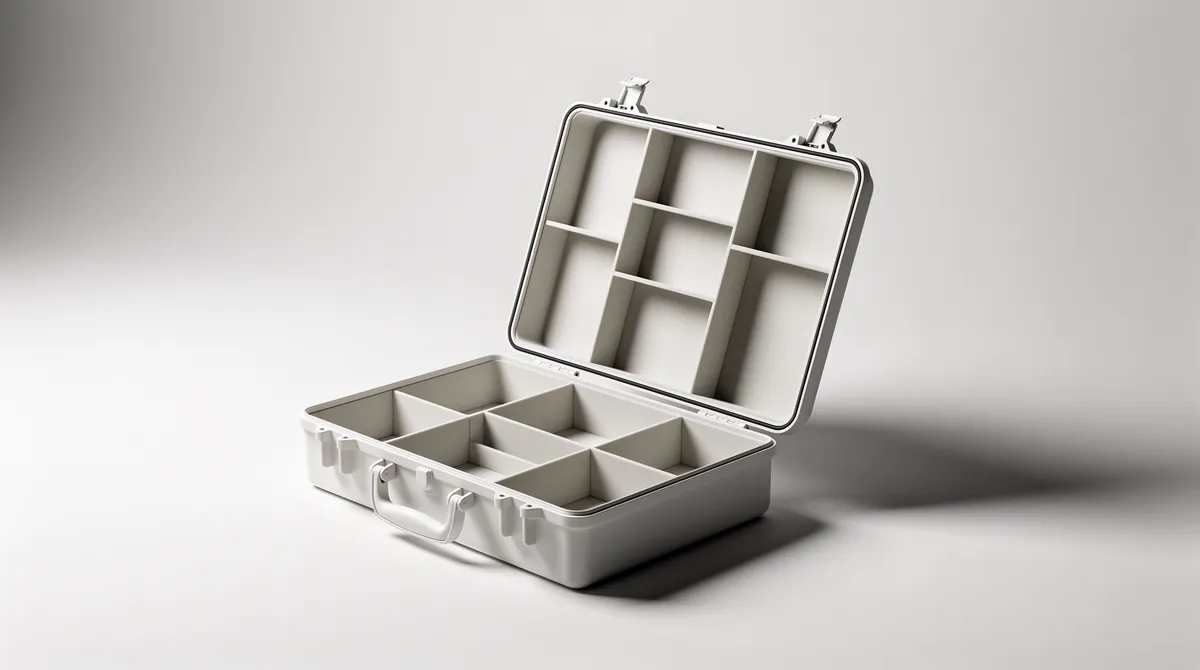 Aaben instrumentkasse — abstrakt metafor for open source e-commerce